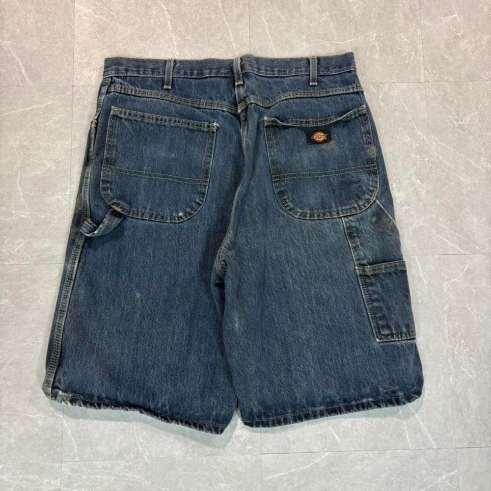 Dickies blue denim carpenter jorts Size 36" #skater #workwear